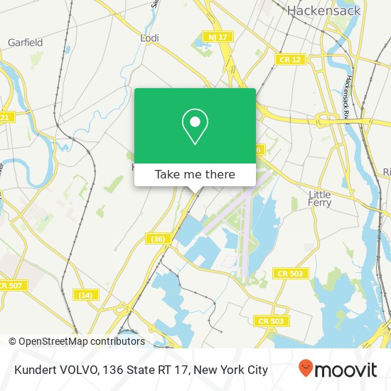 Kundert VOLVO, 136 State RT 17 map