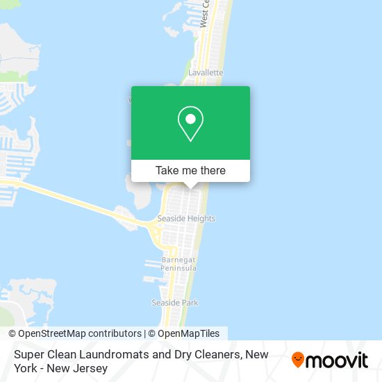 Super Clean Laundromats and Dry Cleaners map