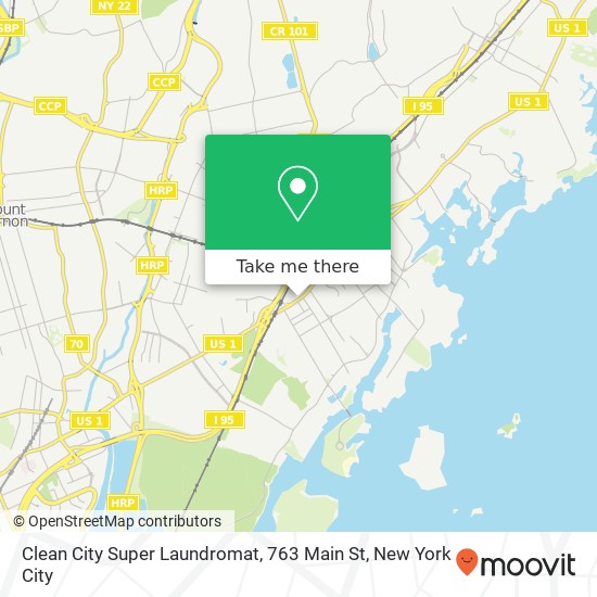 Clean City Super Laundromat, 763 Main St map