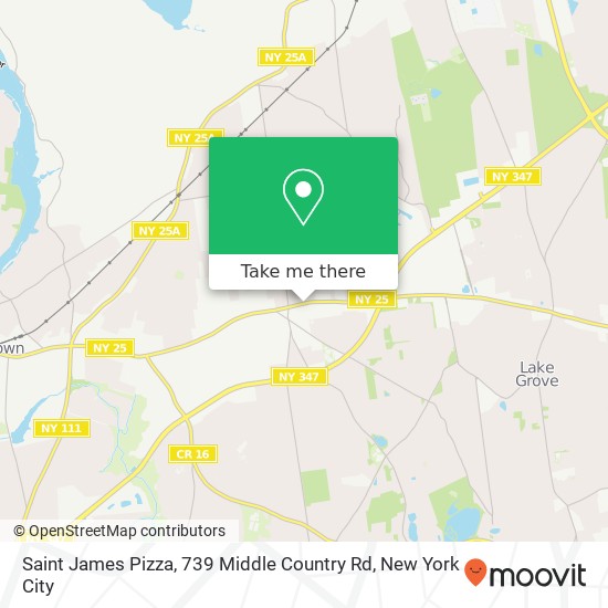 Saint James Pizza, 739 Middle Country Rd map