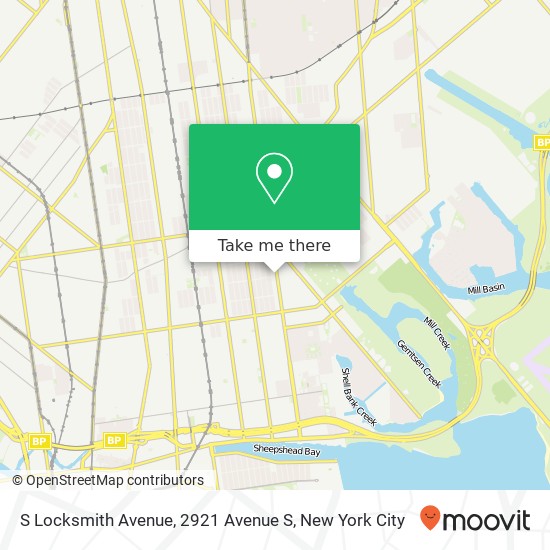Mapa de S Locksmith Avenue, 2921 Avenue S