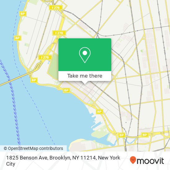 1825 Benson Ave, Brooklyn, NY 11214 map