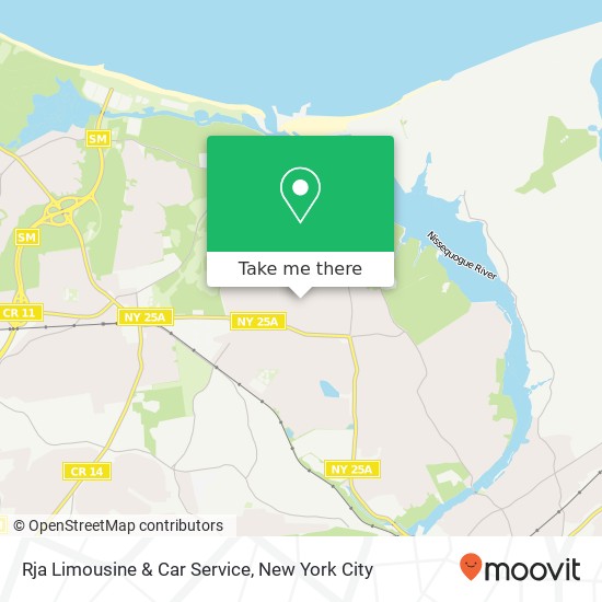 Mapa de Rja Limousine & Car Service