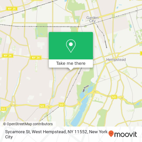 Sycamore St, West Hempstead, NY 11552 map