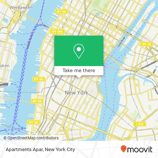 Mapa de Apartments Apar, 24 Gramercy Park S