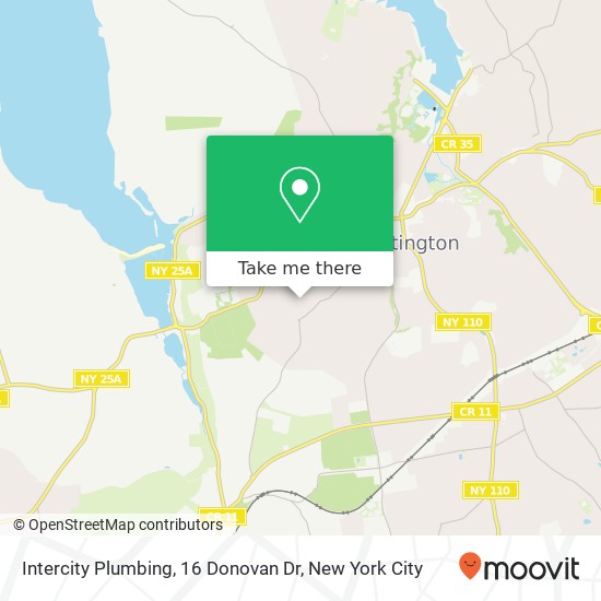 Mapa de Intercity Plumbing, 16 Donovan Dr