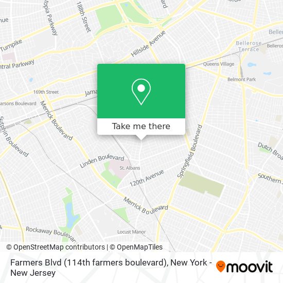Farmers Blvd (114th farmers boulevard) map