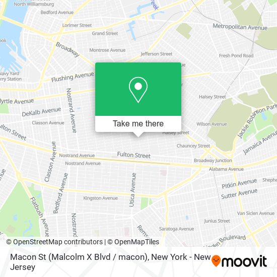 Macon St (Malcolm X Blvd / macon) map