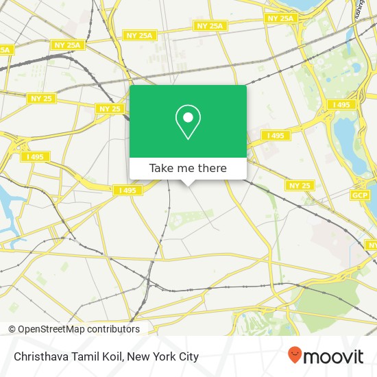 Christhava Tamil Koil, Caldwell Ave map