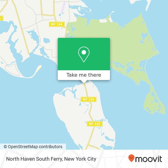 Mapa de North Haven South Ferry