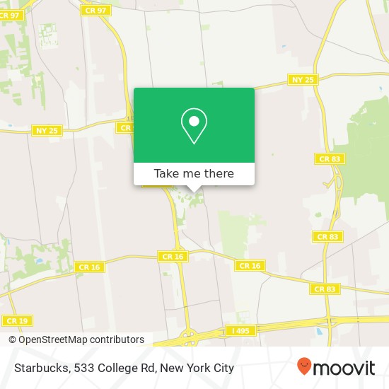 Starbucks, 533 College Rd map