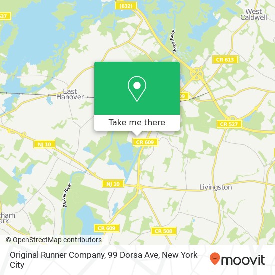 Mapa de Original Runner Company, 99 Dorsa Ave