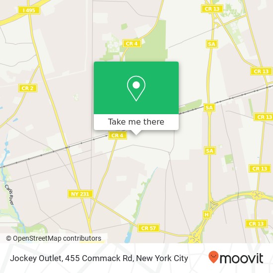 Jockey Outlet, 455 Commack Rd map