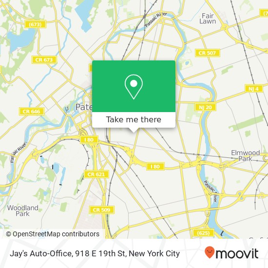 Jay's Auto-Office, 918 E 19th St map