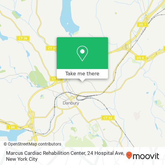 Mapa de Marcus Cardiac Rehabilition Center, 24 Hospital Ave