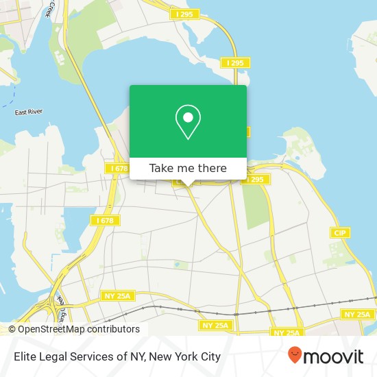 Elite Legal Services of NY, 16-03 Francis Lewis Blvd map