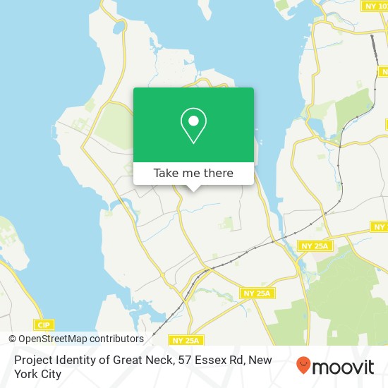 Mapa de Project Identity of Great Neck, 57 Essex Rd