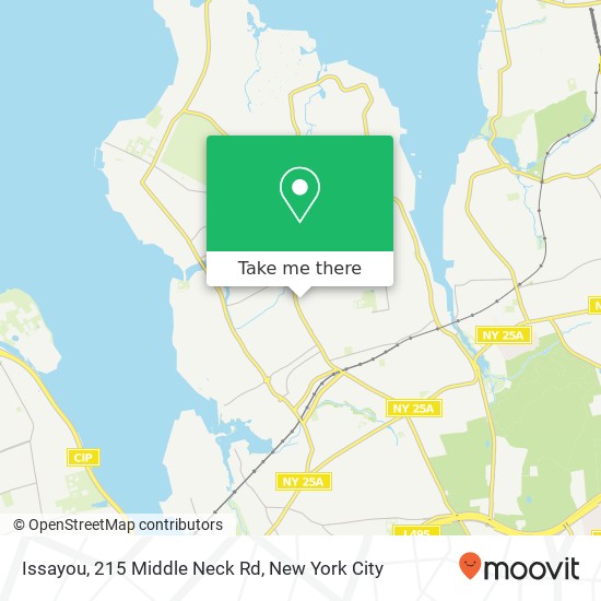 Mapa de Issayou, 215 Middle Neck Rd