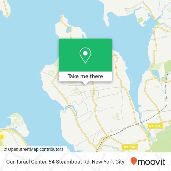 Gan Israel Center, 54 Steamboat Rd map
