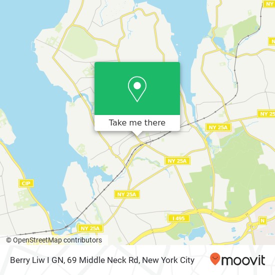 Mapa de Berry Liw I GN, 69 Middle Neck Rd