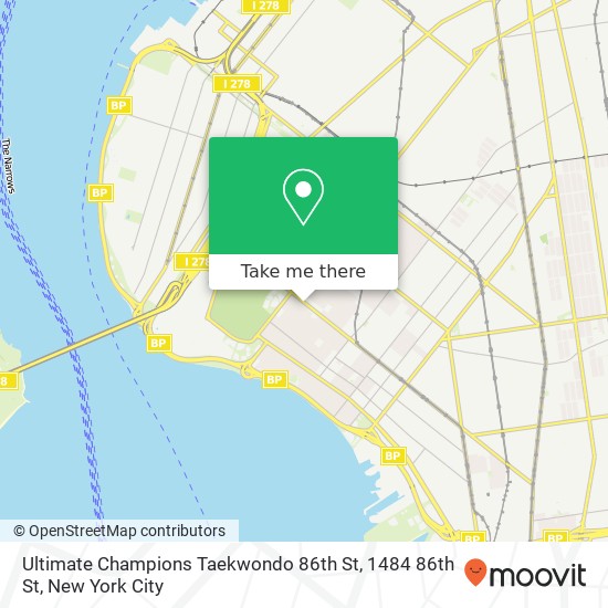 Ultimate Champions Taekwondo 86th St, 1484 86th St map