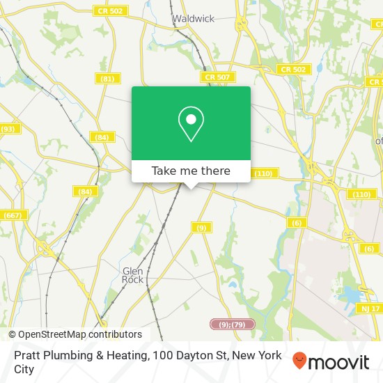 Pratt Plumbing & Heating, 100 Dayton St map