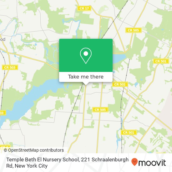 Temple Beth El Nursery School, 221 Schraalenburgh Rd map