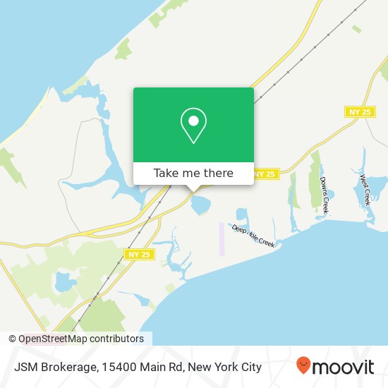 JSM Brokerage, 15400 Main Rd map