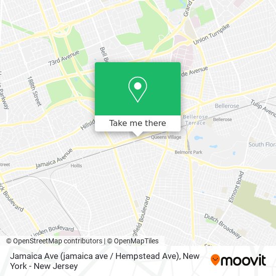 Mapa de Jamaica Ave (jamaica ave / Hempstead Ave)