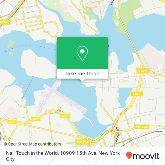 Mapa de Nail Touch in the World, 10909 15th Ave