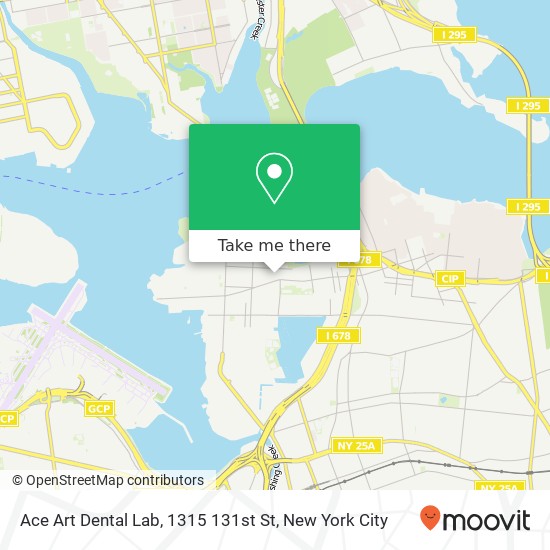 Mapa de Ace Art Dental Lab, 1315 131st St