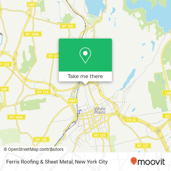 Ferris Roofing & Sheet Metal map