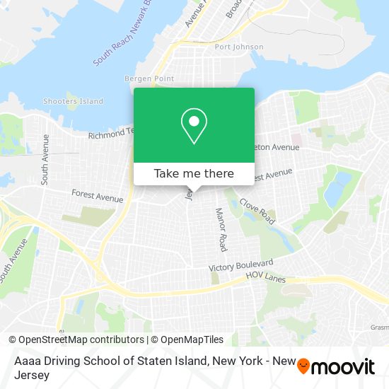 Mapa de Aaaa Driving School of Staten Island