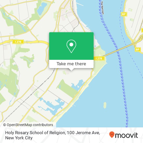 Holy Rosary School of Religion, 100 Jerome Ave map