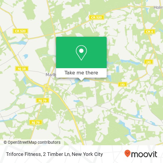 Triforce Fitness, 2 Timber Ln map