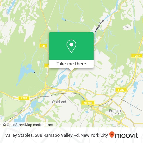 Mapa de Valley Stables, 588 Ramapo Valley Rd
