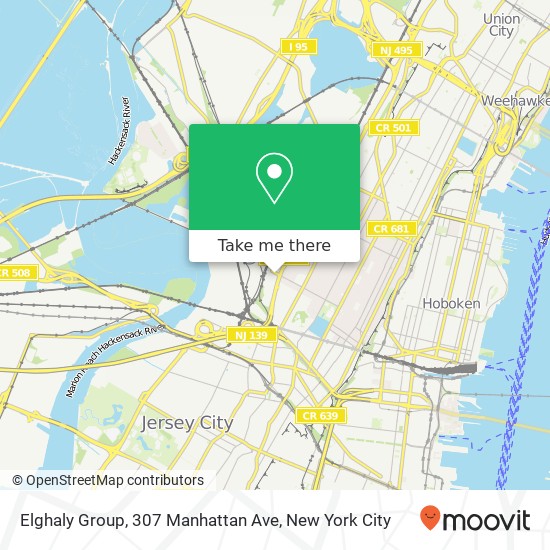 Mapa de Elghaly Group, 307 Manhattan Ave