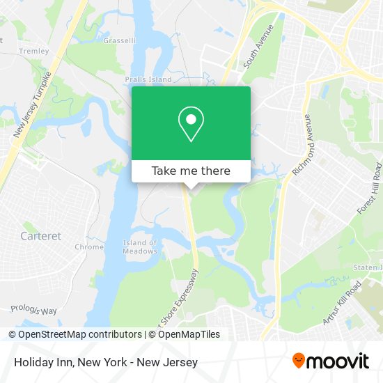 Holiday Inn map