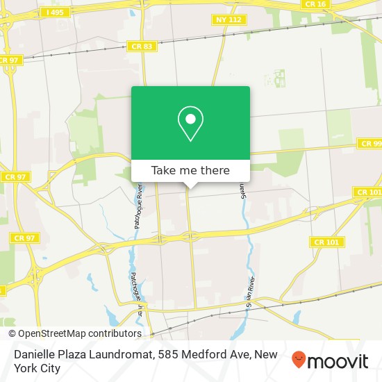 Danielle Plaza Laundromat, 585 Medford Ave map