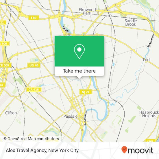 Alex Travel Agency map