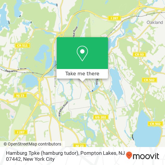 Mapa de Hamburg Tpke (hamburg tudor), Pompton Lakes, NJ 07442