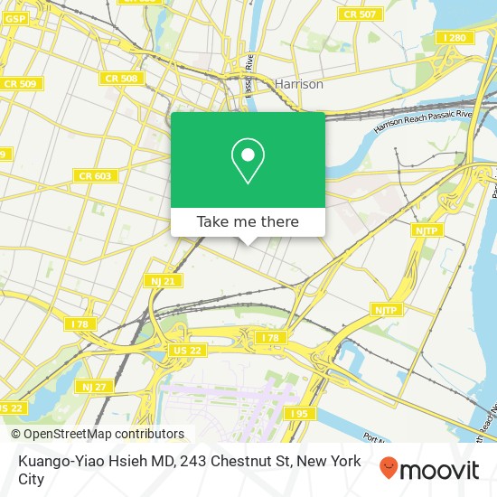 Kuango-Yiao Hsieh MD, 243 Chestnut St map