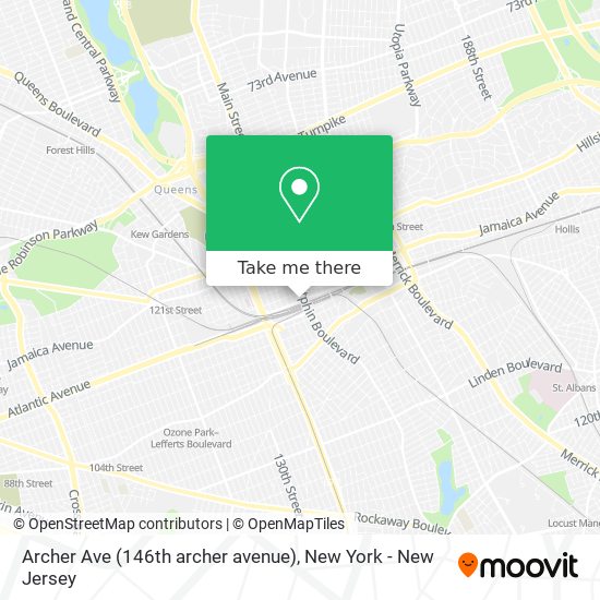 Archer Ave (146th archer avenue) map