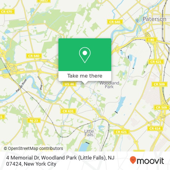 4 Memorial Dr, Woodland Park (Little Falls), NJ 07424 map