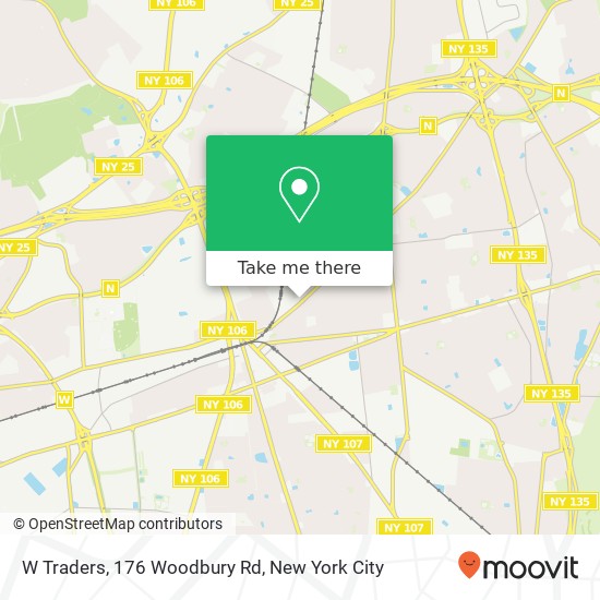 W Traders, 176 Woodbury Rd map