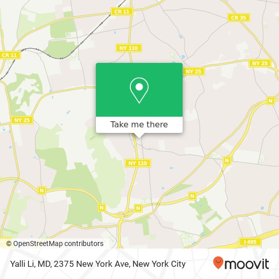 Mapa de Yalli Li, MD, 2375 New York Ave