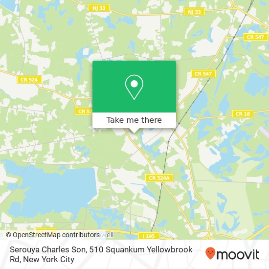 Serouya Charles Son, 510 Squankum Yellowbrook Rd map