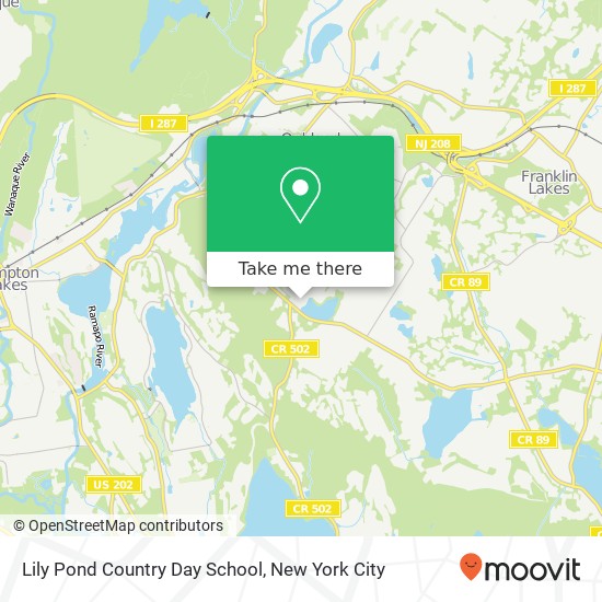 Mapa de Lily Pond Country Day School