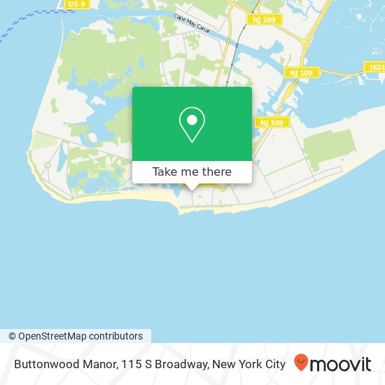 Mapa de Buttonwood Manor, 115 S Broadway