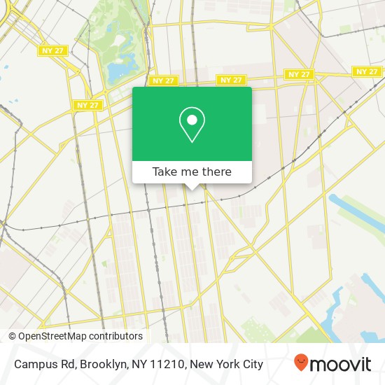 Campus Rd, Brooklyn, NY 11210 map
